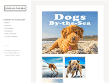 Tablet Screenshot of dogsbythesea.com